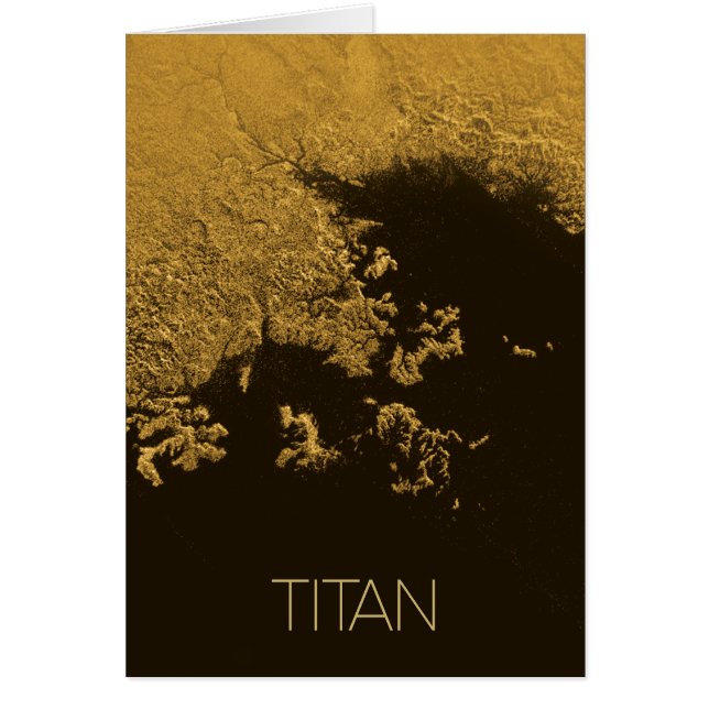 Outer Space, Cosmos, Solar System, Moon Titan Cards (Front)