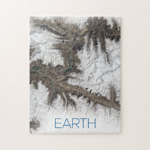 Outer Space, Cosmos, Solar System, Planet Earth Jigsaw Puzzle