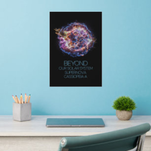 Outer Space, Cosmos, Supernova Cassiopeia A Wall Decal