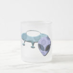 Outer Space Design Frosted Mug
