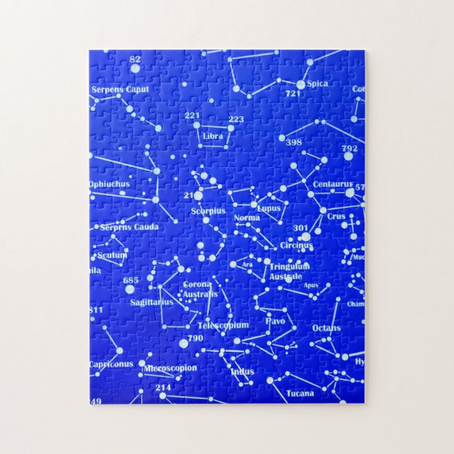 Outer Space Diagram Cosmos Complex Jigsaw Puzzles (Vertical)