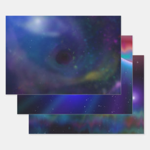 Outer Space Digital Paintings  Wrapping Paper Sheets
