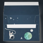 Outer Space Envelope Birthday Rocket Astronaut<br><div class="desc">♥ Envelope matching all your party items! Outer Space Rocket Astronaut Party Theme.</div>