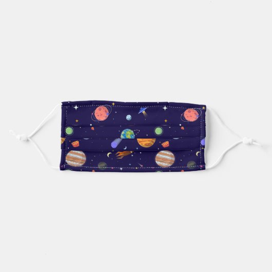 Outer Space Face Mask (Front, Folded)