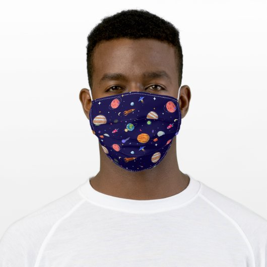 Outer Space Face Mask (Worn)