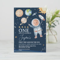 Outer-space First Trip Around Sun 1st Birthday