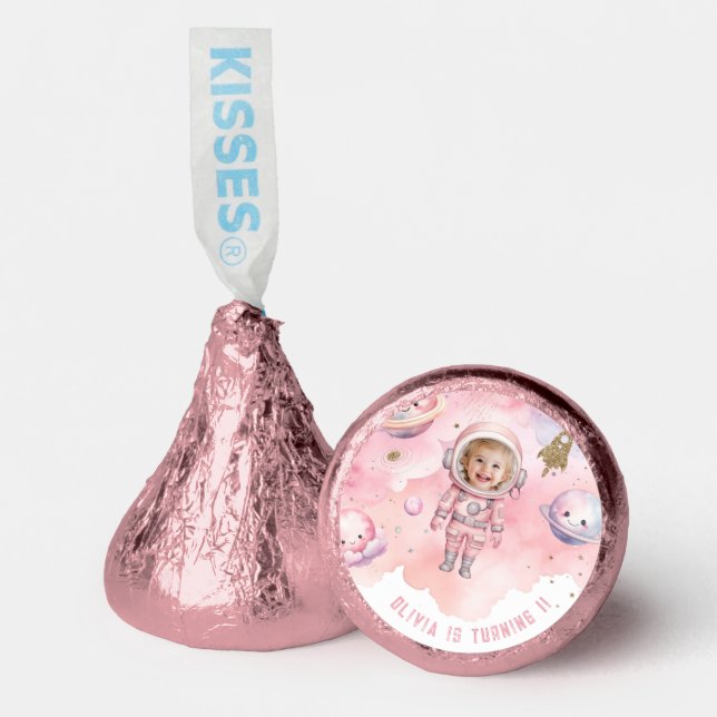 Outer Space First trip around the sun Gir birthday Hershey®'s Kisses® (Front)