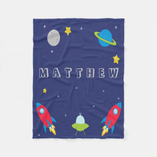 Outer Space Fleece Baby/Kids Blanket