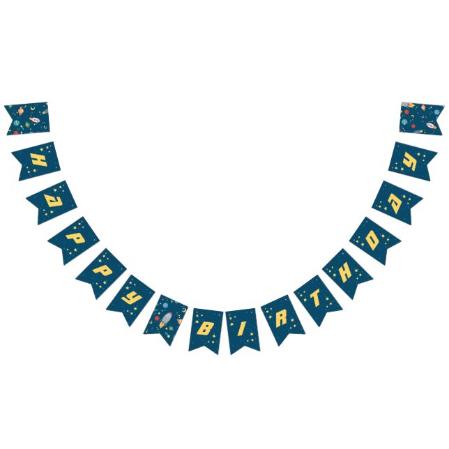 Outer Space Fun Bunting Flags (All)
