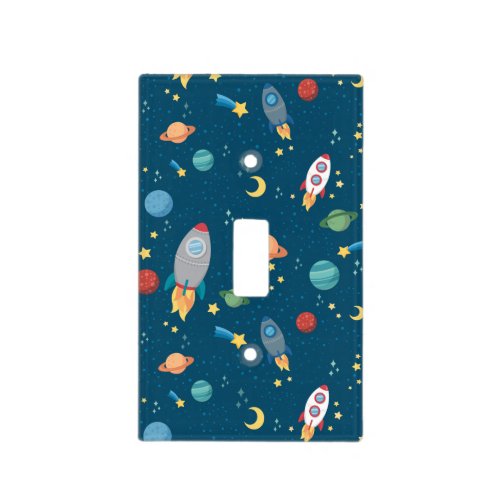 Outer Space Fun light switch cover