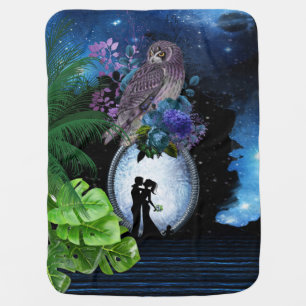 Outer Space Galaxy Baby Shower Gift Blanket