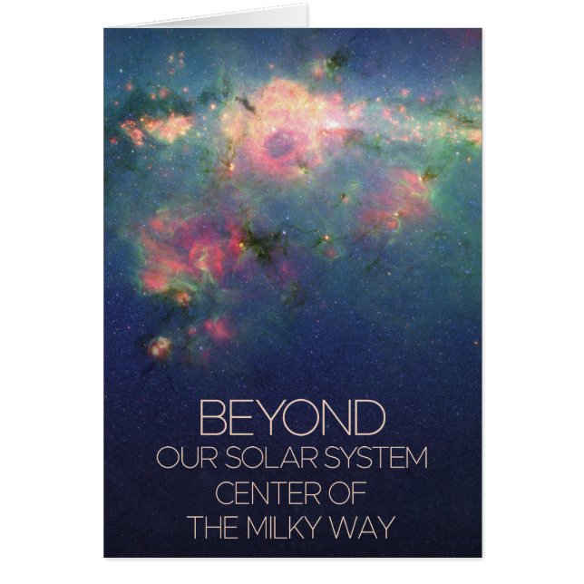 Outer Space, Galaxy, Center Of The Milky Way Cards (Front)