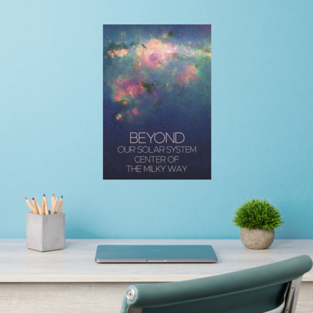 Outer Space, Galaxy, Center Of The Milky Way Wall Decal (Home Office 2)