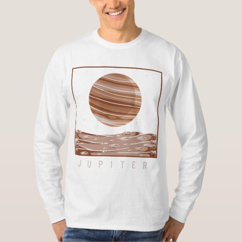 Outer Space Galaxy Fan Jupiter Planet Astronomy As T_Shirt