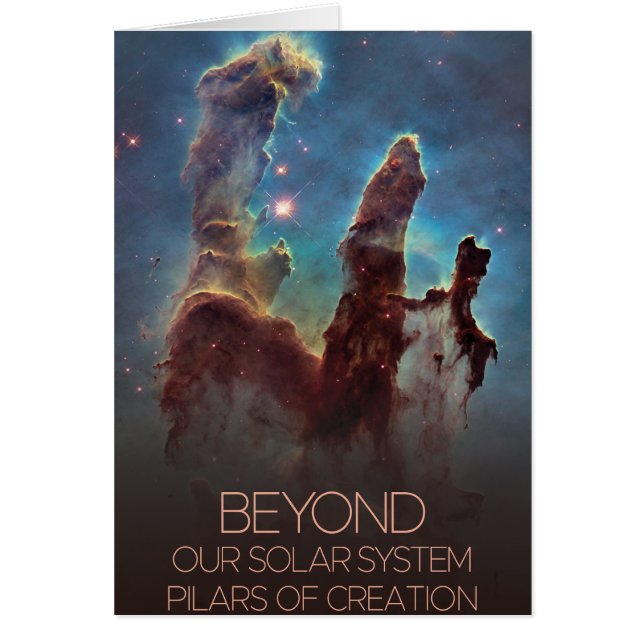 Outer Space, Galaxy, Milky Way, Pilars Of Creation Cards (Front)