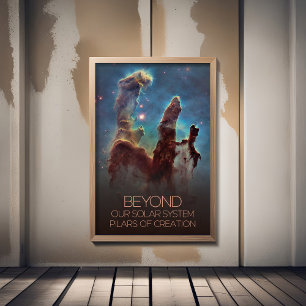 Outer Space, Galaxy, Milky Way, Pilars Of Creation Photo Print