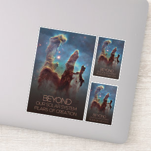 Outer Space, Galaxy, Milky Way, Pilars Of Creation Sticker