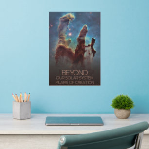 Outer Space, Galaxy, Milky Way, Pilars Of Creation Wall Decal