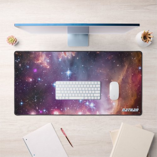 Outer Space Galaxy Nebula Magellanic Cloud Custom Desk Mat