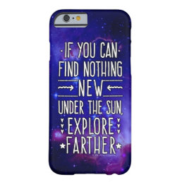 Outer Space Galaxy / Nebula with Exploration Words Barely There iPhone 6 Case