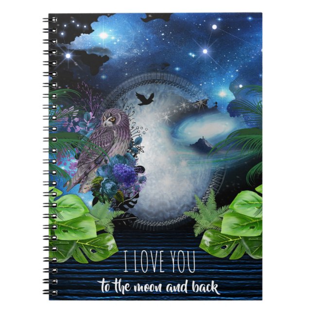 Outer Space Galaxy Notebook (Front)