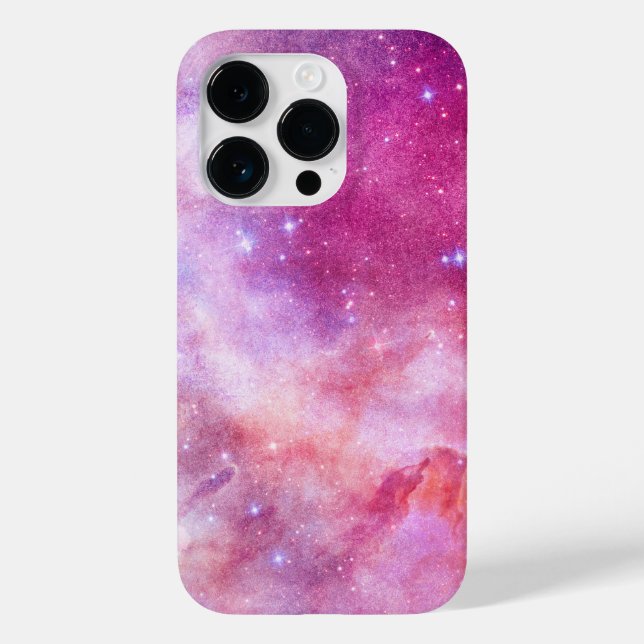 Outer Space Galaxy Pink Magenta Case-Mate iPhone Case (Back)