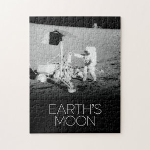 Outer Space, Galaxy, Solar System, Earth's Moon Jigsaw Puzzle