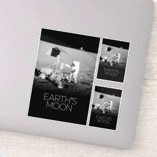Outer Space, Galaxy, Solar System, Earth's Moon Sticker