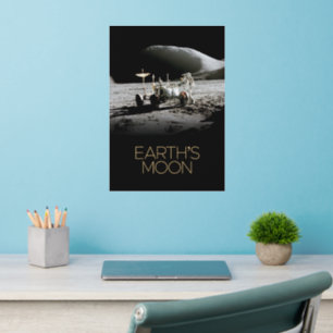 Outer Space, Galaxy, Solar System, Earth's Moon Wall Decal