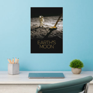 Outer Space, Galaxy, Solar System, Earth's Moon Wall Decal