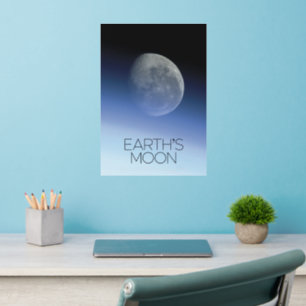 Outer Space, Galaxy, Solar System, Earth's Moon Wall Decal