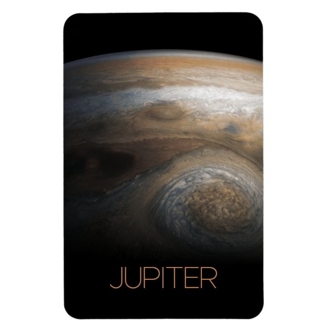 Outer Space, Galaxy, Solar System, Planet Jupiter Magnet (Vertical)