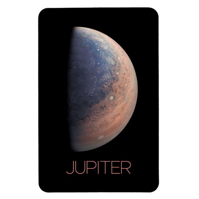 Outer Space, Galaxy, Solar System, Planet Jupiter Magnet (Vertical)