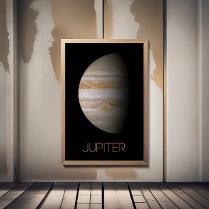 Outer Space, Galaxy, Solar System, Planet Jupiter Poster