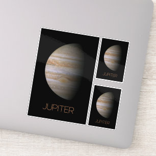 Outer Space, Galaxy, Solar System, Planet Jupiter Sticker