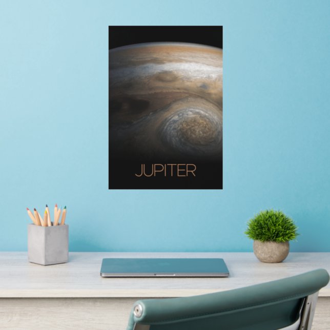 Outer Space, Galaxy, Solar System, Planet Jupiter Wall Decal (Home Office 2)