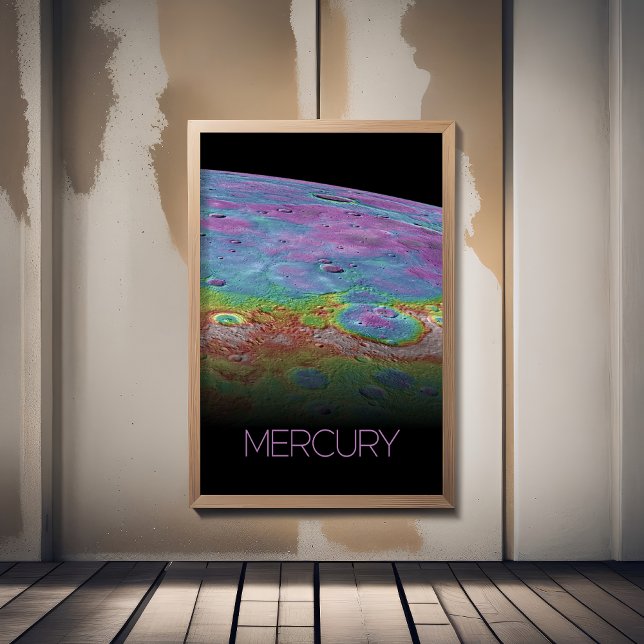 Outer Space, Galaxy, Solar System, Planet Mercury Foam Board (Creator Uploaded)
