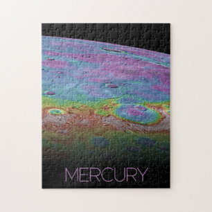 Outer Space, Galaxy, Solar System, Planet Mercury Jigsaw Puzzle