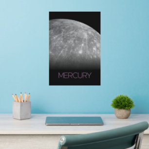 Outer Space, Galaxy, Solar System, Planet Mercury Wall Decal