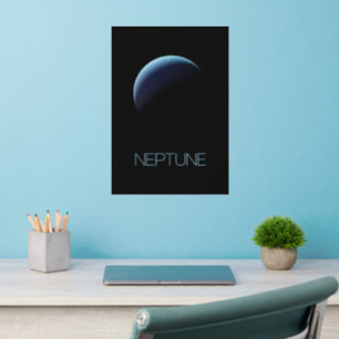 Outer Space, Galaxy, Solar System, Planet Neptune Wall Decal