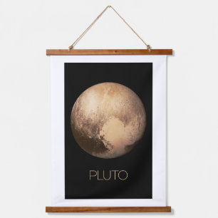 Outer Space, Galaxy, Solar System, Planet Pluto Hanging Tapestry