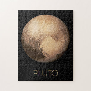 Outer Space, Galaxy, Solar System, Planet Pluto Jigsaw Puzzle