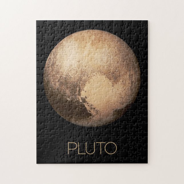 Outer Space, Galaxy, Solar System, Planet Pluto Jigsaw Puzzle (Vertical)