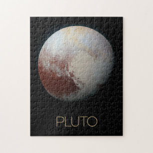 Outer Space, Galaxy, Solar System, Planet Pluto Jigsaw Puzzle