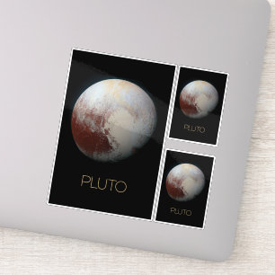 Outer Space, Galaxy, Solar System, Planet Pluto Sticker