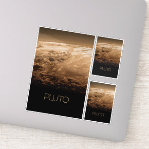 Outer Space, Galaxy, Solar System, Planet Pluto Sticker