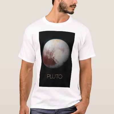 Outer Space, Galaxy, Solar System, Planet Pluto T-Shirt