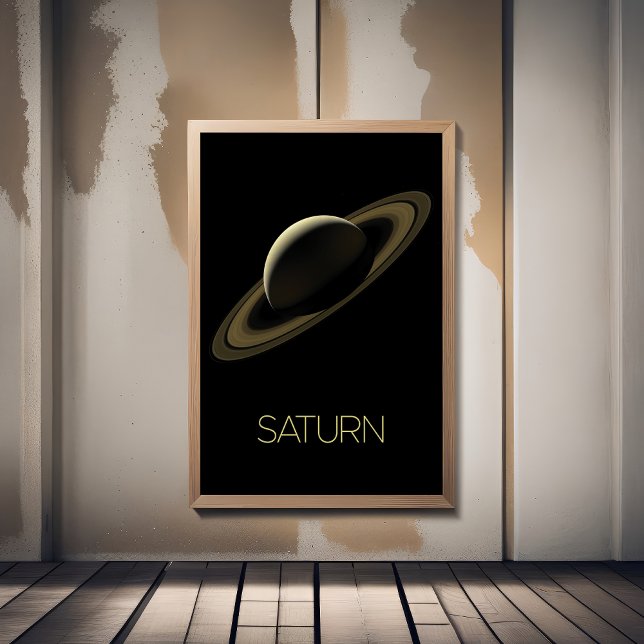 Outer Space, Galaxy, Solar System, Planet Saturn Poster (Creator Uploaded)
