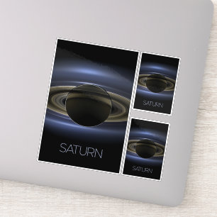Outer Space, Galaxy, Solar System, Planet Saturn Sticker