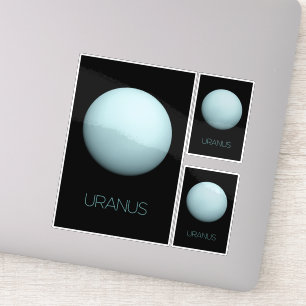 Outer Space, Galaxy, Solar System, Planet Uranus Sticker